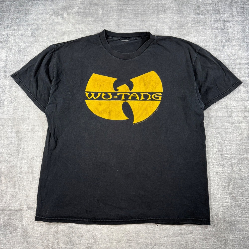 Wu Tang Clan Shirt Mens XL Black Vintage Y2K 2007 Hip Hop Rap Streetwear Band
